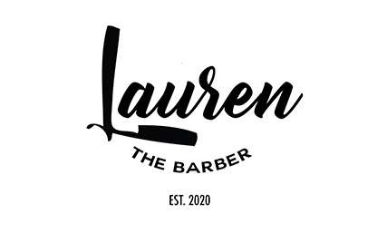 Lauren the Barber Logo